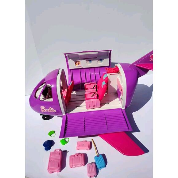 Mattel Other - Vintage 1999 Barbie Doll Mattel Purple/Pink‎ Jumbo Glamour Jet Airplane Plane